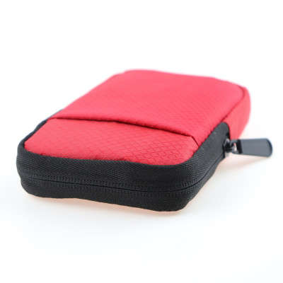 Túi chống sốc 2 ngăn vải chống thấm đựng ổ cứng di động size 2.5inch, máy chụp hình du lịch, phụ kiện cáp sạc - Hàng chính hãng