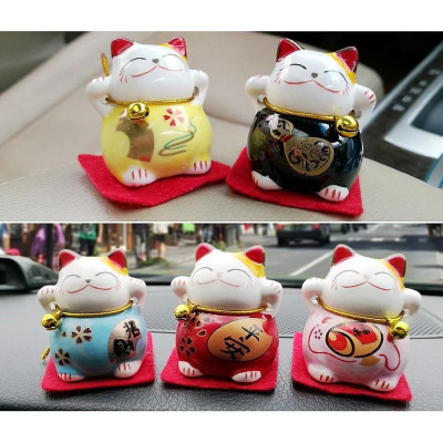Bộ Tượng 5 Chú Mèo Thần Tài May Mắn và Bình Yên PaKaSa - Hàng chính hãng