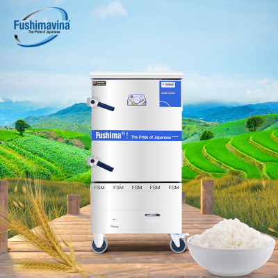 [CỬA HÀNG CHÍNH HÃNG] Tủ cơm dùng gas và điện 6 khay