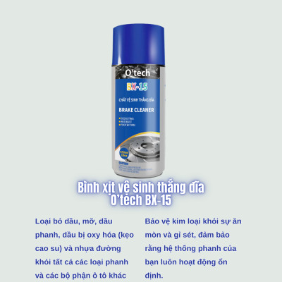 Bình xịt vệ sinh thắng đĩa O