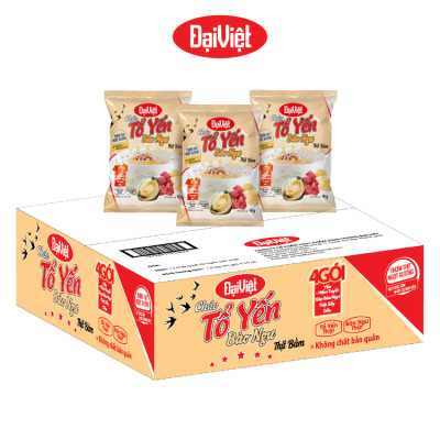 (Combo 10 gói) - Cháo Tổ yến Bào ngư Đại Việt – Thịt bằm – Ăn liền - Gói 50gr