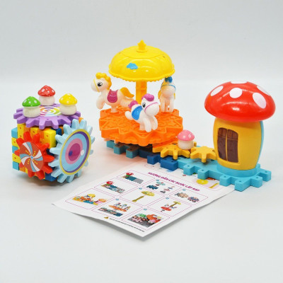 Đồ Chơi DUKA: Bộ Lắp Ráp Chuyển Động - Công Viên Mặt Trời - DK81324