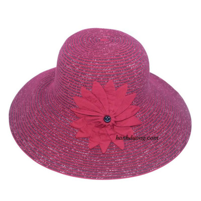 Nón rộng vành đi du lịch biển mũ vành rộng nữ đi biển, chất liệu vải cao cấp thoáng mát, may kiểu xoắn ốc thời trang