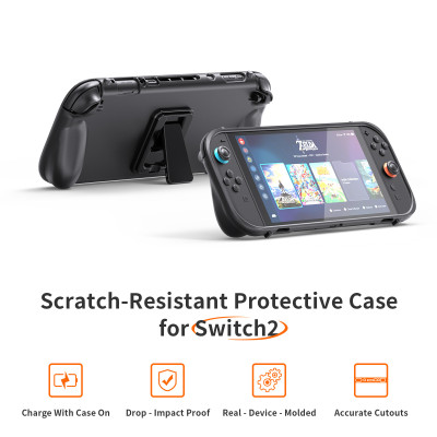 Bao Case Ốp TPU có giá đỡ chống trượt bảo vệ cho Nintendo Switch 2 - Hàng Chính Hãng