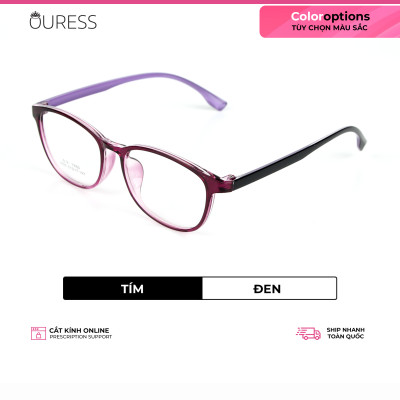 Gọng kính nhựa dẻo thời trang nam nữ siêu nhẹ siêu bền Ouress 2025