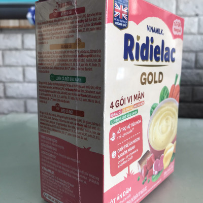 COMBO 2 HỘP BỘT ĂN DẶM RIDIELAC GOLD 4 VỊ MẶN - HỘP GIẤY 200G