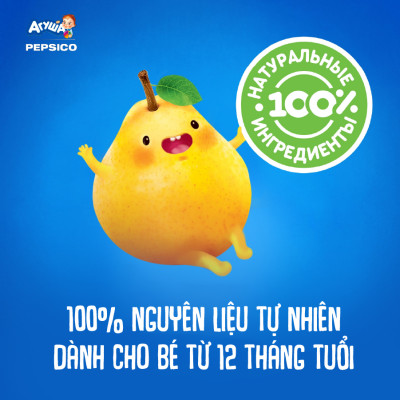 Thùng 8 gói Bánh ăn dặm Agusha các vị hoa quả (30g) dành cho bé từ 12 tháng trở lên