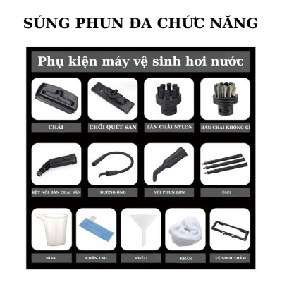 Máy làm sạch bằng hơi nước SOKANY SK-11047 công suất mạnh mẽ 2000W, nhiệt độ cao, áp suất lớn, dùng cho nhà bếp, gia đình - HÀNG CHÍNH HÃNG