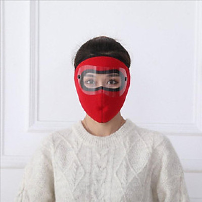 Khẩu trang ninja che kín mặt kín cổ thêm kính bảo vệ mắt chống nước bọt băn chống bụi nắng gió