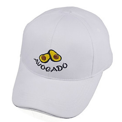 Nón kết nữ thêu hình trái bơ AUOCADO độc đáo, khóa gài cứng cáp - Hạnh Dương