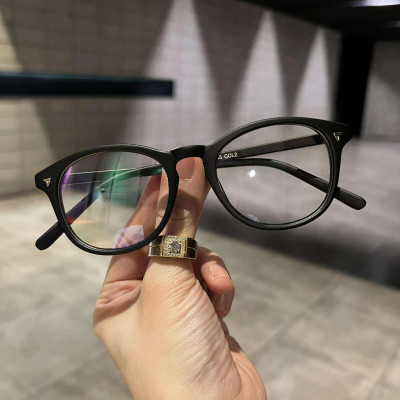 Kính Mắt tròn nhỏ gọng nhựa chắc chắn - Có thể thay mắt cận