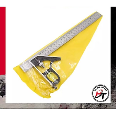 Thước đo góc vuông góc phải kèm li vô dài 30cm