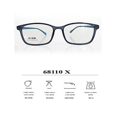 GỌNG KÍNH NHỰA TR90 SIEU NHẸ THỜI TRANG - 68110