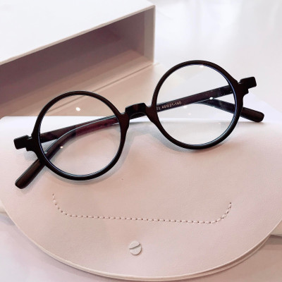 Kính Mắt Chống Ánh Sáng Xanh, Uv Dáng Tròn Nhỏ Gọng Nhựa Cho Nam và Nữ 