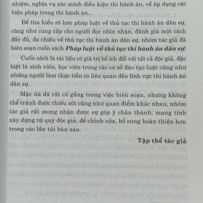 Pháp Luật Về Thủ Tục Thi Hành Án Dân Sự