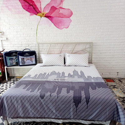 Bộ chăn ga gối cao cấp Sông Hồng UC21006