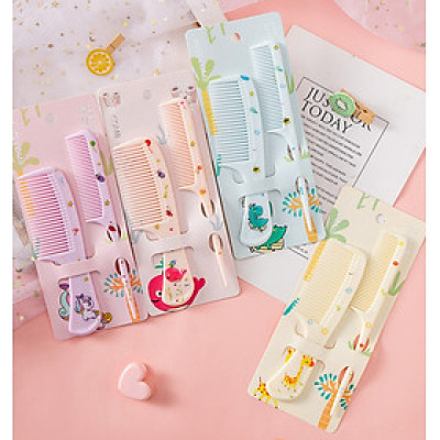 Set 2 Lược Chải Tóc Hình Thú Siêu Dễ Thương