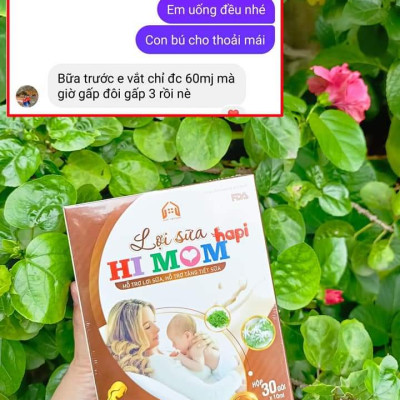 2 Hộp lợi sữa HIMOM HAPI (kèm gấu bông)