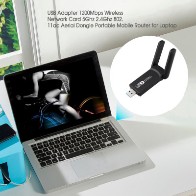 Ăng Ten Thu Sóng Wifi 1200mbps 5ghz 2.4ghz 802.11ac Rtl8812Bu tốc độ siêu nhanh không thua dây cáp Tiện Dụng - miếng lót chuột