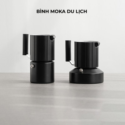 Bình pha cà phê Cactus Moka Pot nhôm CAFE DE KONA