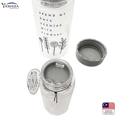 Bình nước Tritan Yamada Flower 350ml - Hàng Nội Địa Nhật Bản