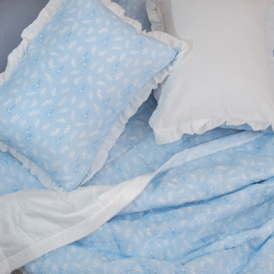 Bộ chăn drap Bamboo Hàn Quốc Hana Hana Leafmingo