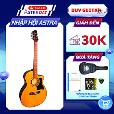 Đàn Guitar Acoustic DVE70Ya - Màu Vàng