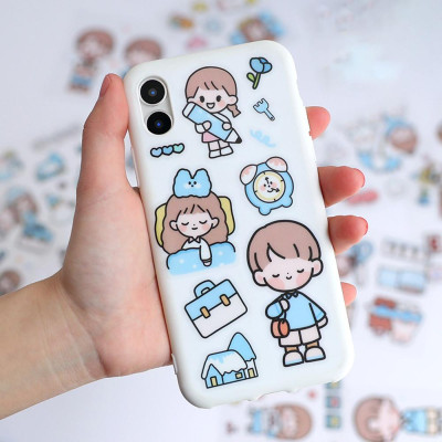 Bộ 20 Tờ Sticker Nhiều Hình Cô Gái Và Bé Thỏ - Telado MSTZ-07/2-6 (Mẫu Màu Giao Ngẫu Nhiên)