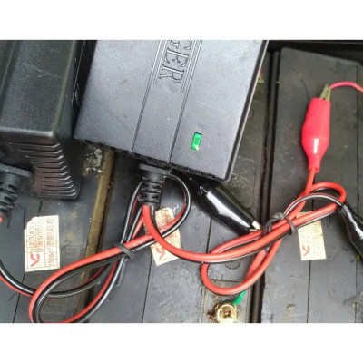 Sạc Ắc Quy 12V Thông Minh Tự Ngắt Khi Đầy – Dùng Cho Xe Máy, Công Suất 2A–20A, ĐÈN ỐP TRẦN