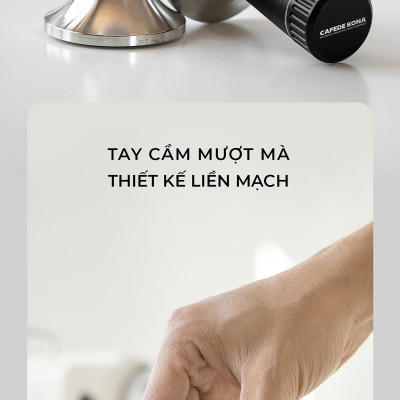 Tamper nén cà phê 2 trong 1 có kim khuấy đảo cà phê 58.3mm CAFE DE KONA