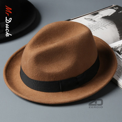 Mũ Phớt Fedora Nam Hàng Hiệu MrDuck MP034
