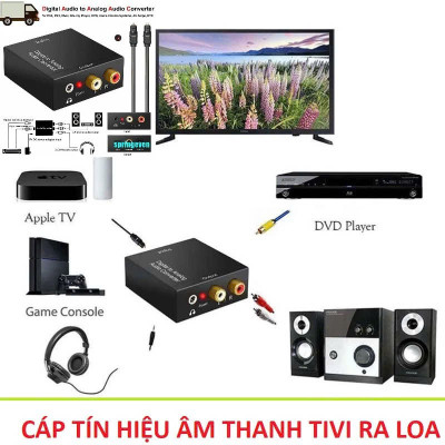 Khuôn giò Bộ Chuyển Đổi Âm Thanh Quang Học Tivi Ra Loa Amply Cao Cấp – Chất Âm To Rõ, Loại Tốt Nhất