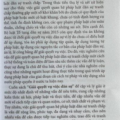 Giải quyết vụ việc dân sự