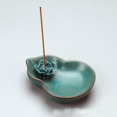 Đĩa cắm nhang hoa gốm nghệ thuật hàng xuất