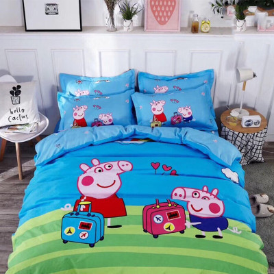 Bộ drap và vỏ chăn cotton Classic Kid VCK2002 ( 4 món )