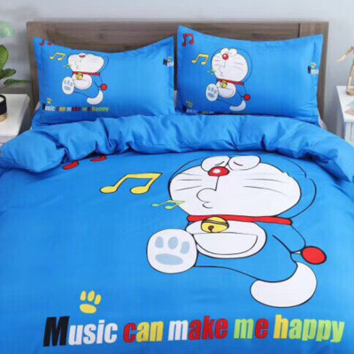 Bộ drap và vỏ chăn cotton Classic Kid VCK2023 ( 4 món ) 