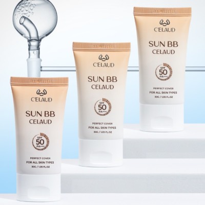 Combo 2 kem chống nắng tối ưu cho da Sun BB Celaud