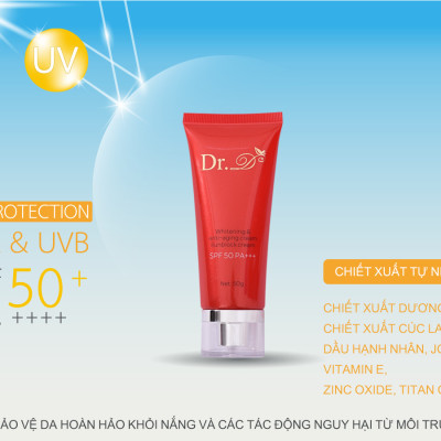 Kem Chống Nắng - Dr.D Sunblock & Whitening Cream
