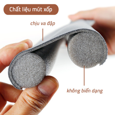 Thanh xốp chắn khe cửa đa năng thông minh