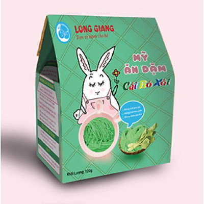 Mì Ăn Dặm Cải Bó Xôi Long Giang 
