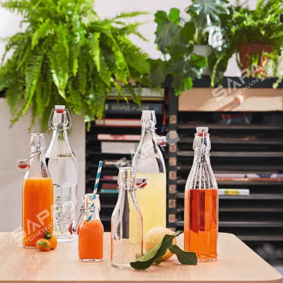 Chai Thủy Tinh Vuông Swing Bormioli Rocco - 0,25 Lít