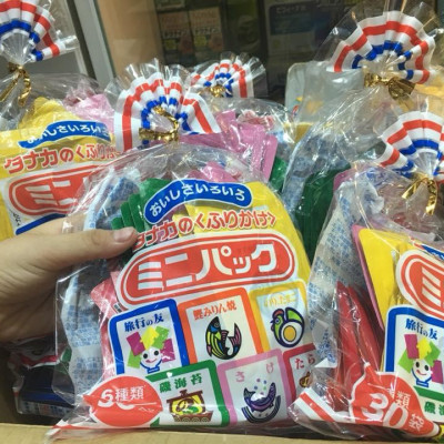 Gia vị rắc cơm 6 vị 30 gói, nội địa Nhật Bản