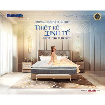 Nệm Lò Xo Túi Dunlopillo Royal Kensington Đẳng Cấp Thượng Lưu - Dày 38cm
