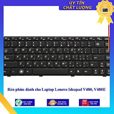 Bàn phím dùng cho Laptop Lenovo Ideapad V480 V480E - Hàng Nhập Khẩu New Seal
