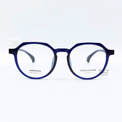 GỌNG KÍNH PHOM TRÒN, NAM NỮ THỜI TRANG HÀN QUỐC CHALLENGER CAM22004