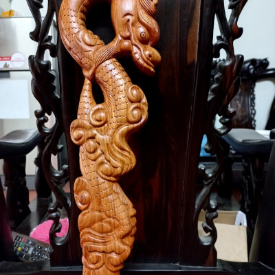 Gậy batong dành cho người già ,( Người cao tuổi ) Bằng gỗ hương đá đk dài 1m20x13×5cm