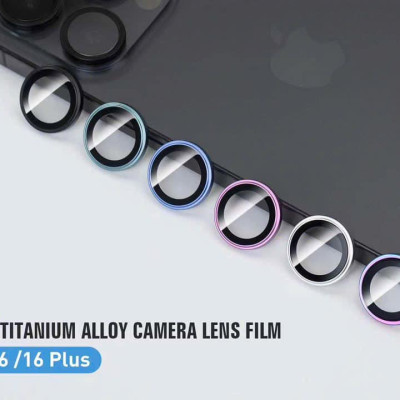 Dán cường lực 9h Lens Camera cho iPhone 16, iPhone 16 Pro, iPhone 16 Plus, iPhone 16 Pro Max hiệu KUZOOM chống rơi vỡ, chống xước cao cấp - Hàng chính hãng.
