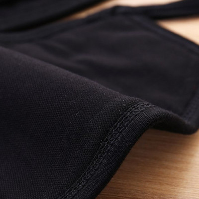 Khẩu trang trơn màu đen, Khẩu trang vải màu đen trơn