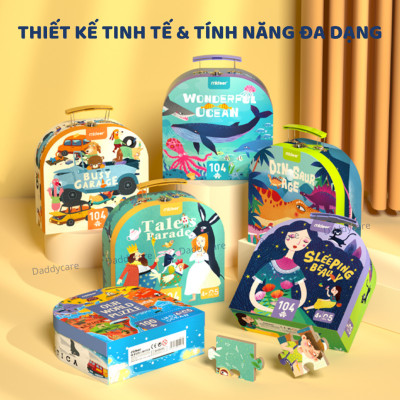 Đồ Chơi Ghép Hình Cho Bé Mideer Vali Gara Chủ Đề Ô Tô, Đồ Chơi Phát Triển Trí Tuệ Cho Trẻ Em Từ 2,3,4,5,6,7 Tuổi