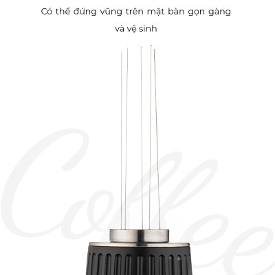 Tamper nén cà phê 2 trong 1 có kim khuấy đảo cà phê 58.3mm CAFE DE KONA